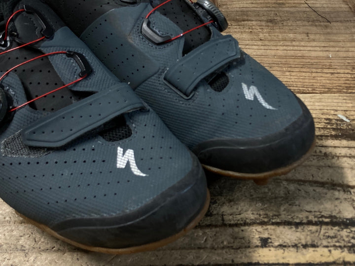 KF055 スペシャライズド SPECIALIZED レーコン Recon 3.0 ビンディングシューズ 2穴 黒 EU42 ※インソール欠品