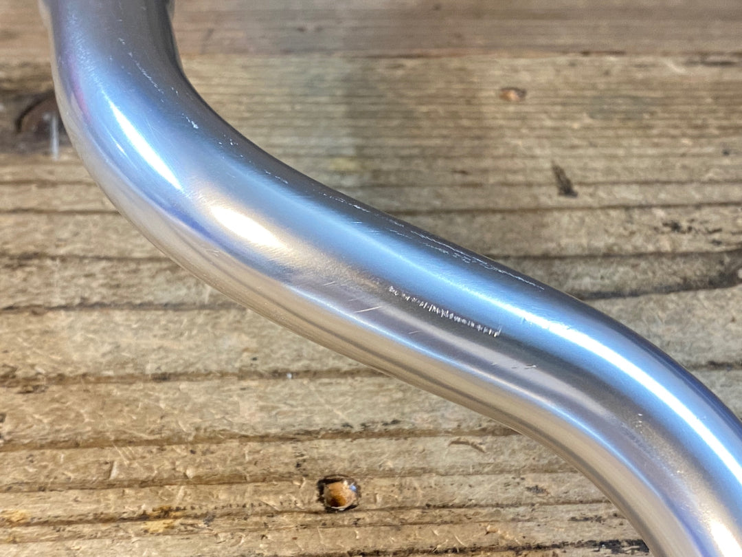 JV096 日東 NITTO B307 セミドロップ ハンドル シルバー 435mm Φ25.4