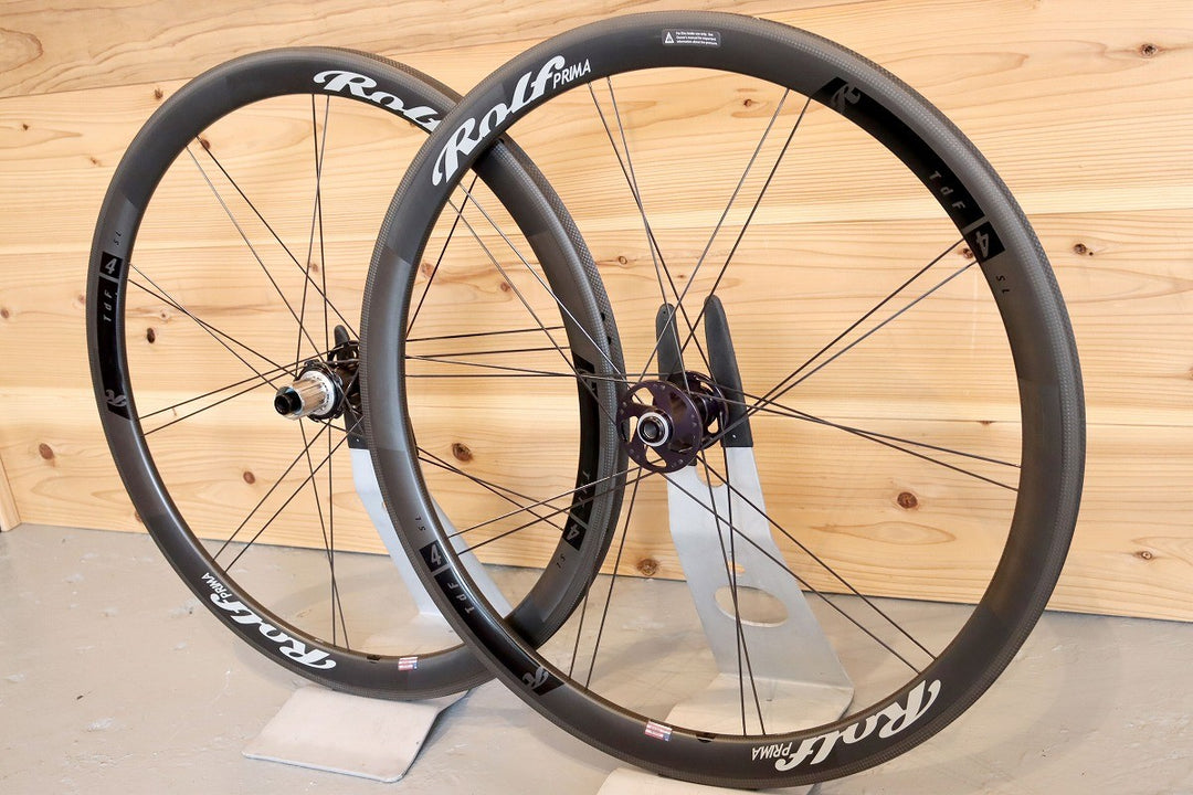 ロルフプリマ Rolf Prima TdF4 SL DISC カーボン チューブラー ディスク ホイールセット シマノ12S/11S 【千葉店】