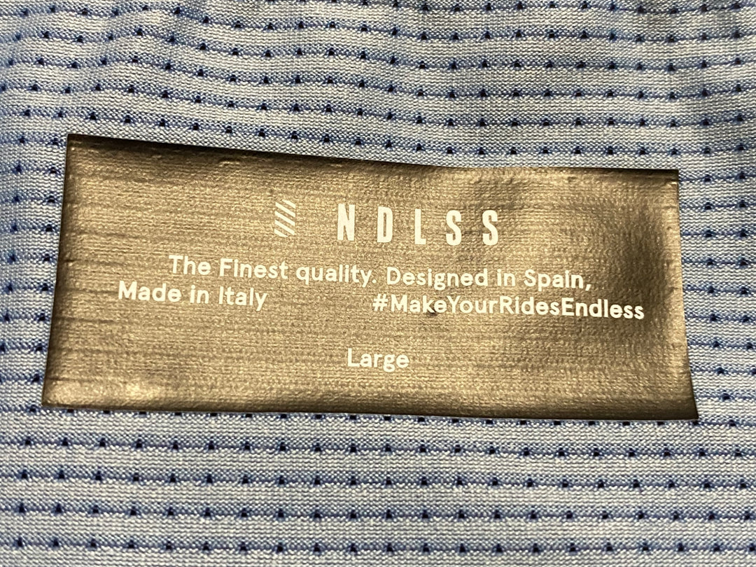 KD762 エンドレス NDLSS 半袖サイクルジャージ 青 L