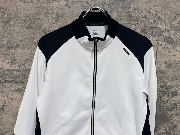 JW508 パールイズミ PEARL iZUMi 長袖 サイクルジャージ 白 L 裏起毛