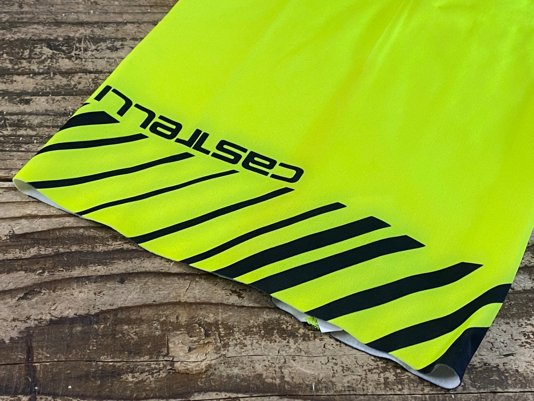 JR077 カステリ CASTELLI ネックウォーマー 黄緑 ワンサイズ 裏起毛