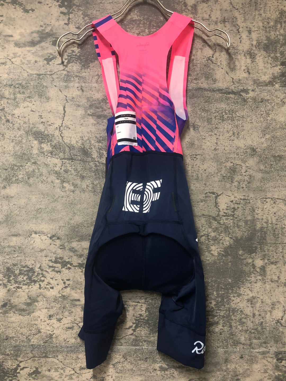 JE205 ラファ Rapha EF WOMEN'S FIRST WOMEN'S PRO TEAM BIB SHORTS ビブショーツ ネイビー パープル レディース XXS