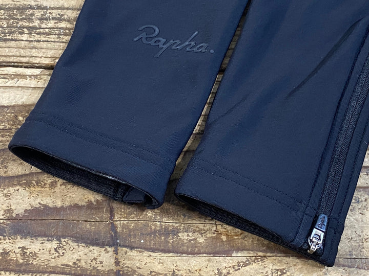 KI203 ラファ Rapha レッグウォーマー 黒 M 裏起毛