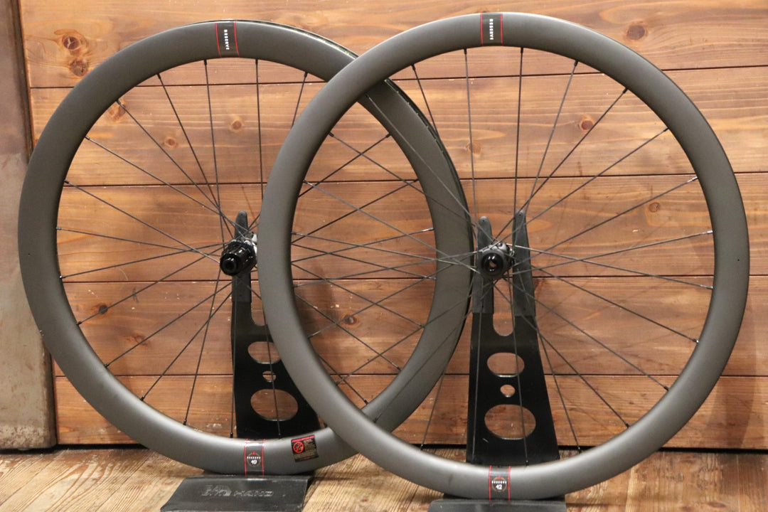 リザーブ RESERVE 42/49 DISC カーボン チューブレスレディ ホイールセット シマノ11S/12S 【東京南麻布店】