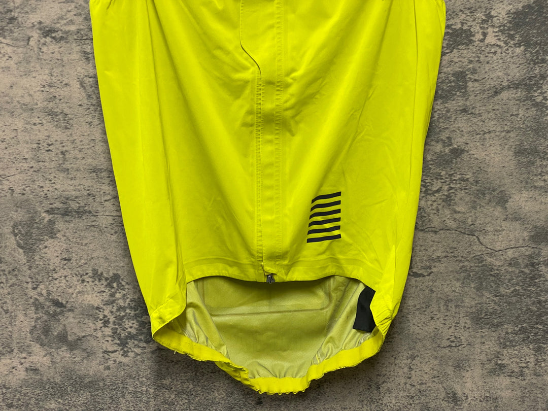 KI221 ラファ Rapha PRO TEAM LW RAIN GILET サイクルベスト ジレ 黄 M