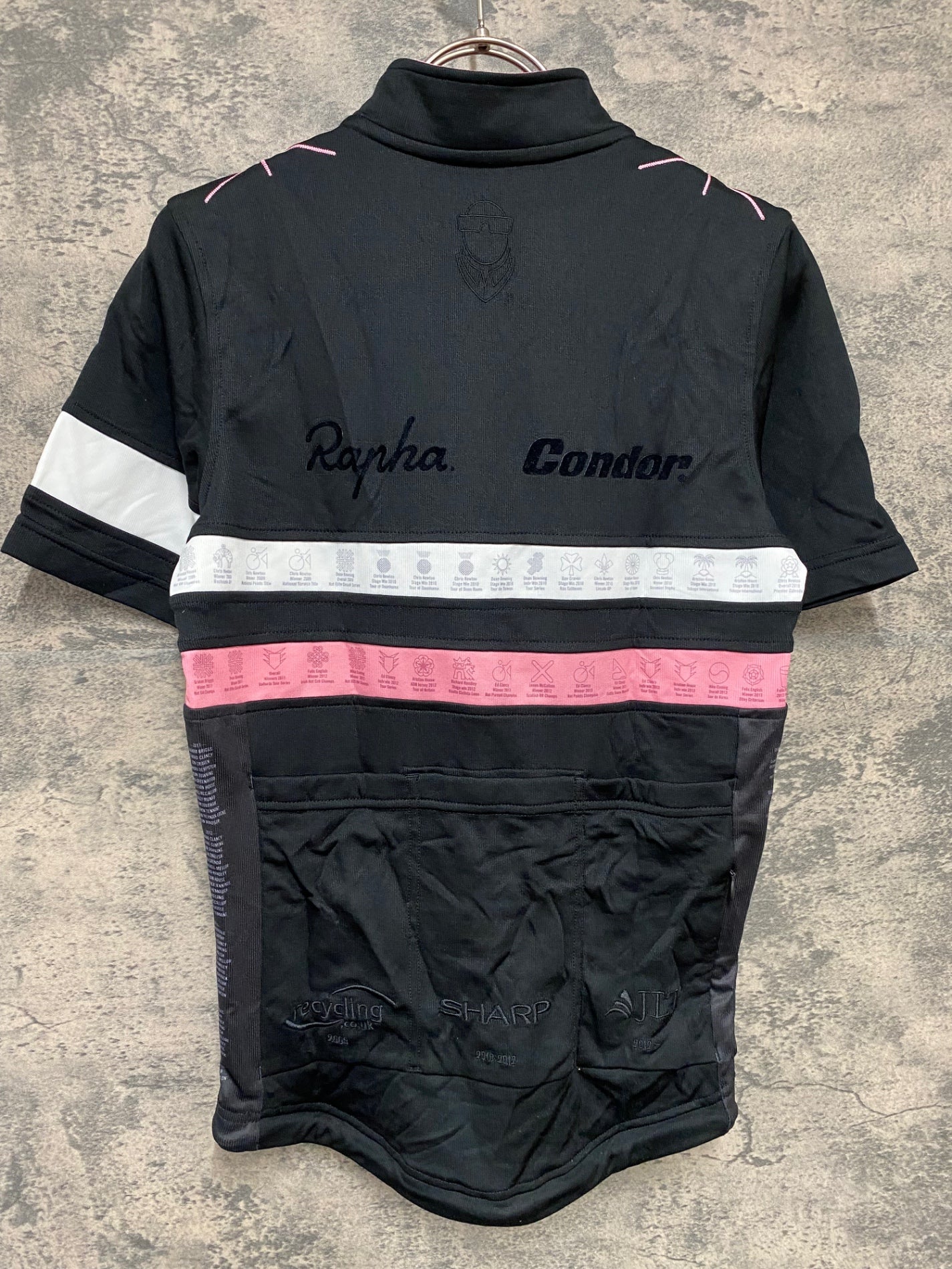 KD602 ラファ Rapha CONDOR LIT JERSEY 半袖 サイクルジャージ 黒 XS