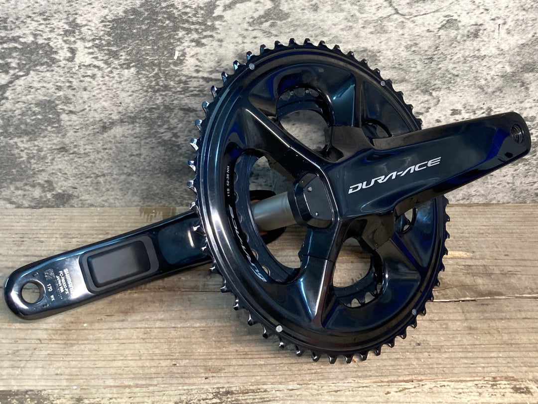 JJ862 シマノ SHIMANO デュラエース DURA-ACE FC-R9200PX 170mm 52/36T 11S 両足計測パワーメーター 接続確認済み