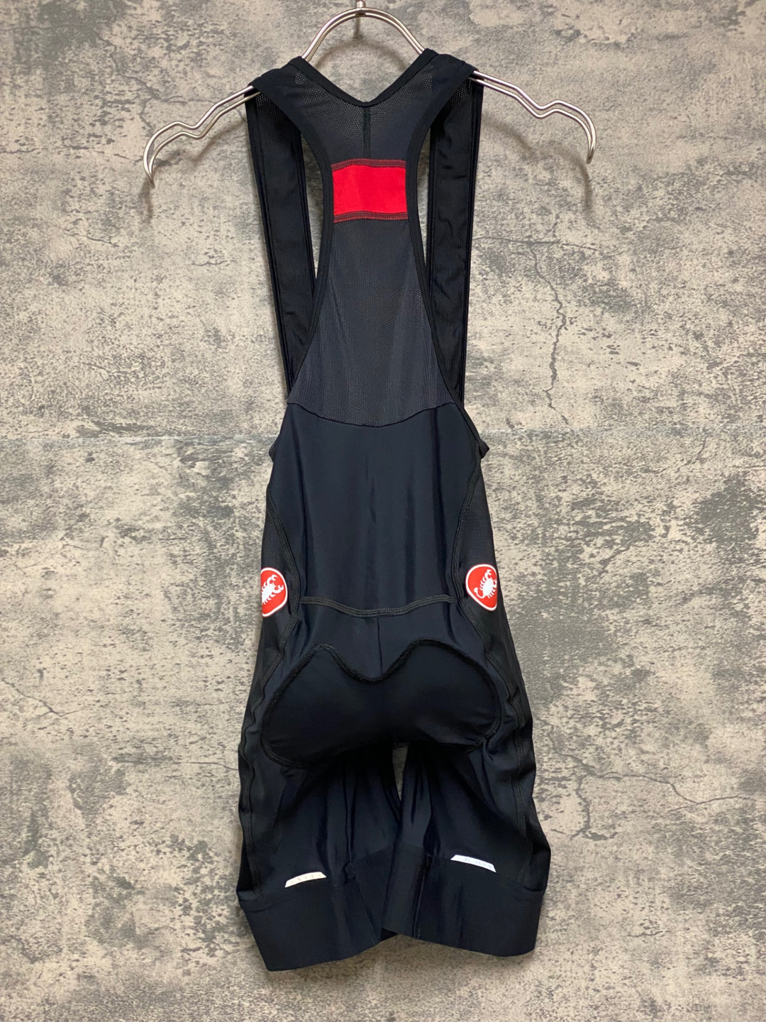 KC505 カステリ castelli ビブショーツ Mサイズ 赤黒