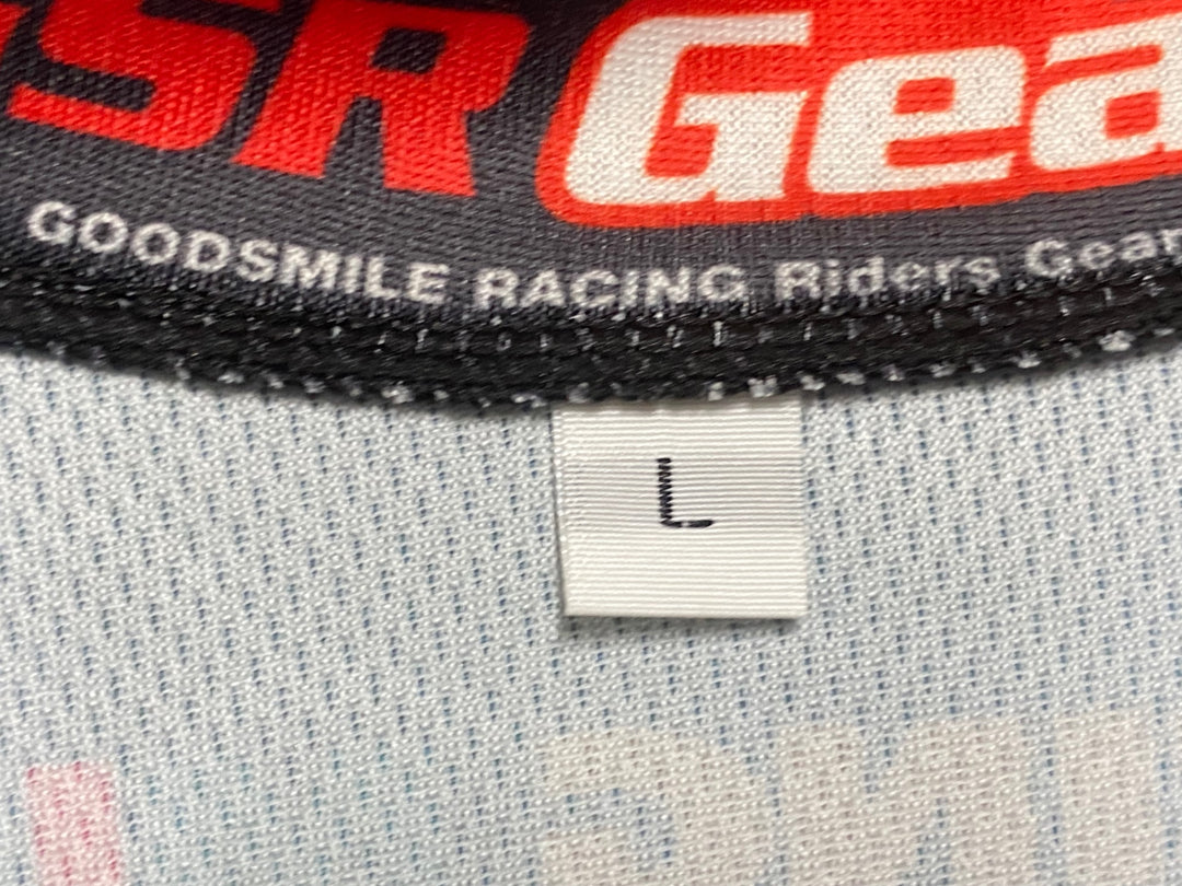 KH194 GSR Gear 半袖 サイクルジャージ 白 青 L レーシングミク 2017 第7回GSRカップ記念Ver.