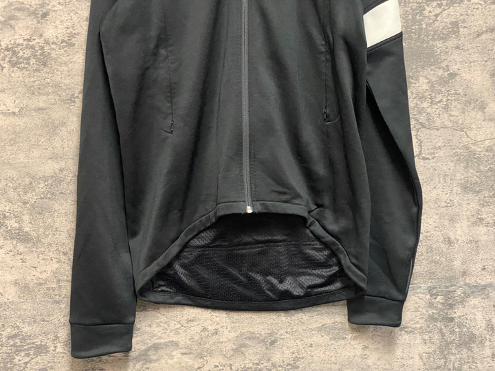 JZ866 ラファ Rapha WINTER JERSEY 長袖 サイクルジャケット 黒 XL
