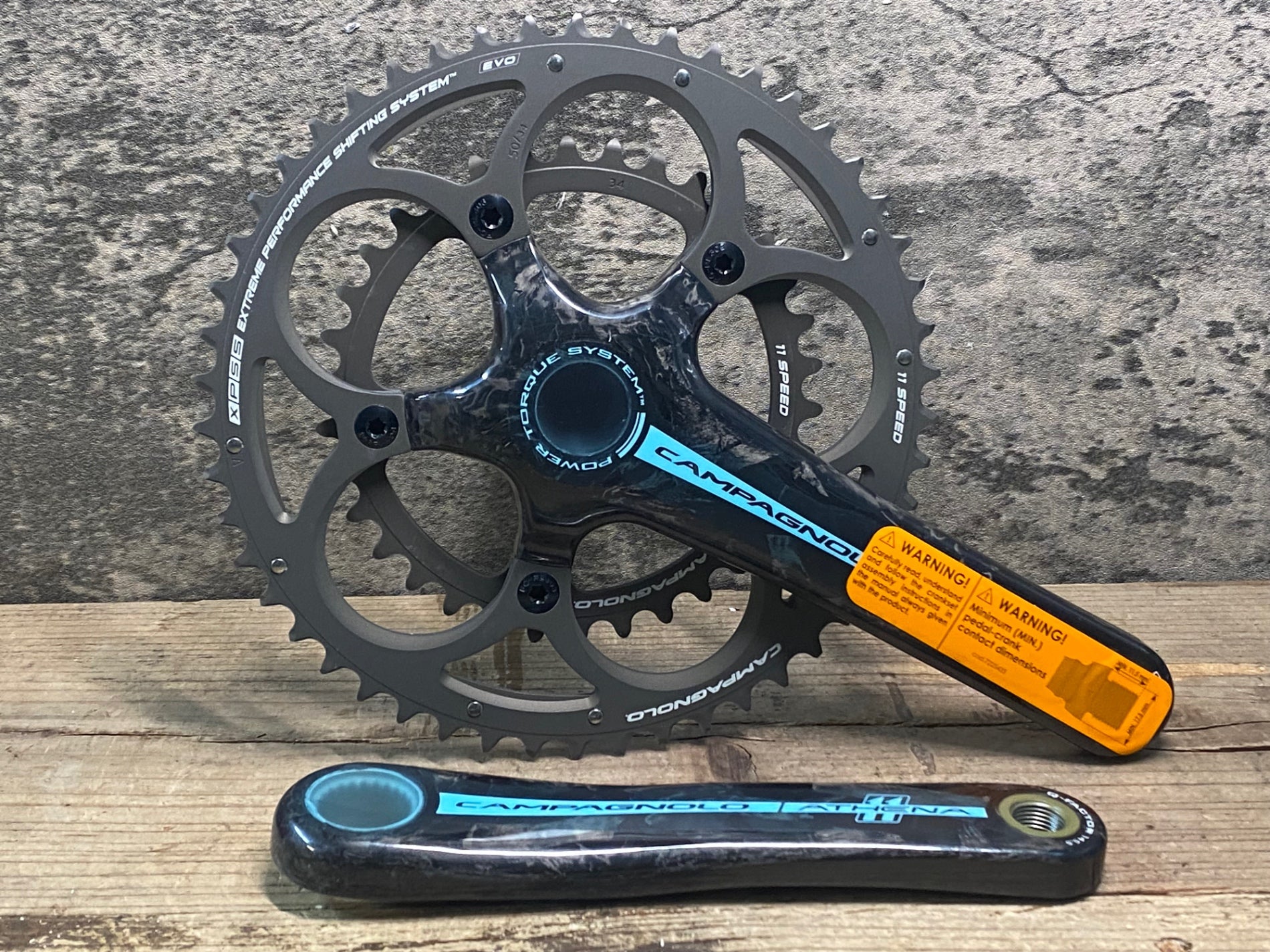 カンパニョーロ アテナ 11速 50⁄34t 170mmクランクセット FY041