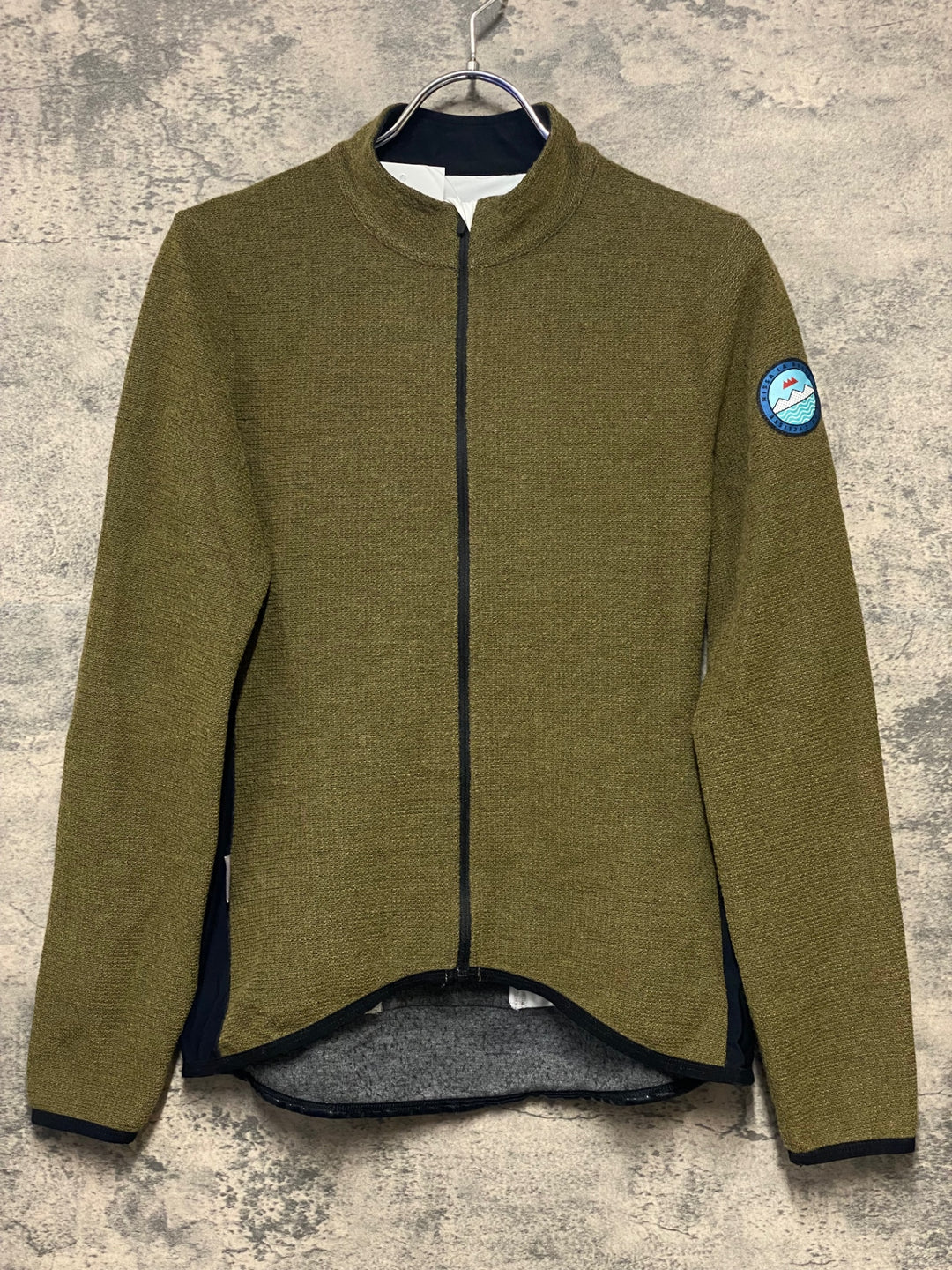 KN972 カフェドシクリステ cafe du cycliste MARGUERITE WOMEN 長袖 サイクルジャージ 黄土 L