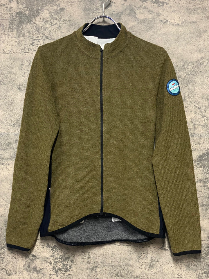KN972 カフェドシクリステ cafe du cycliste MARGUERITE WOMEN 長袖 サイクルジャージ 黄土 L