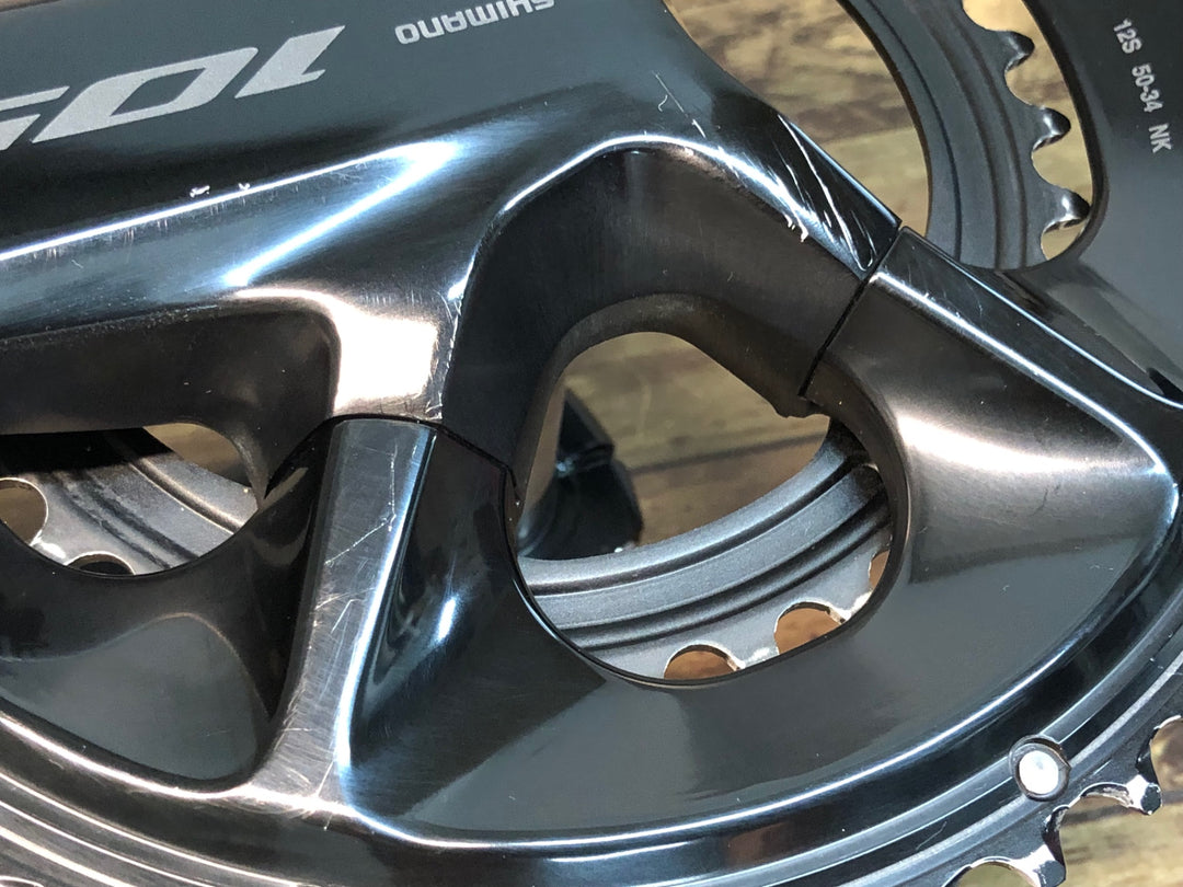 JD669 シマノ SHIMANO 105 FC-R7100 クランクセット 172.5mm 50/34T
