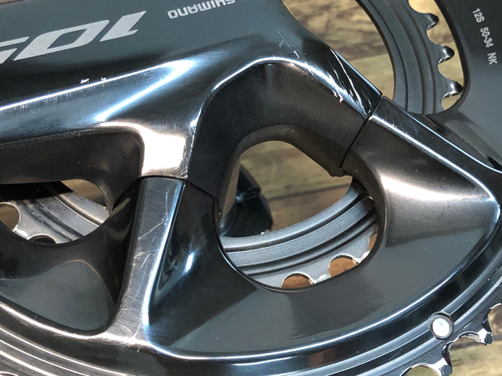 JD669 シマノ SHIMANO 105 FC-R7100 クランクセット 172.5mm 50/34T