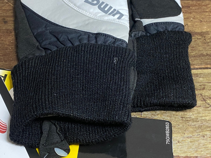 JH186 ゴールドウィン GOLDWiN 長指 グローブ 白 黒 S 裏起毛