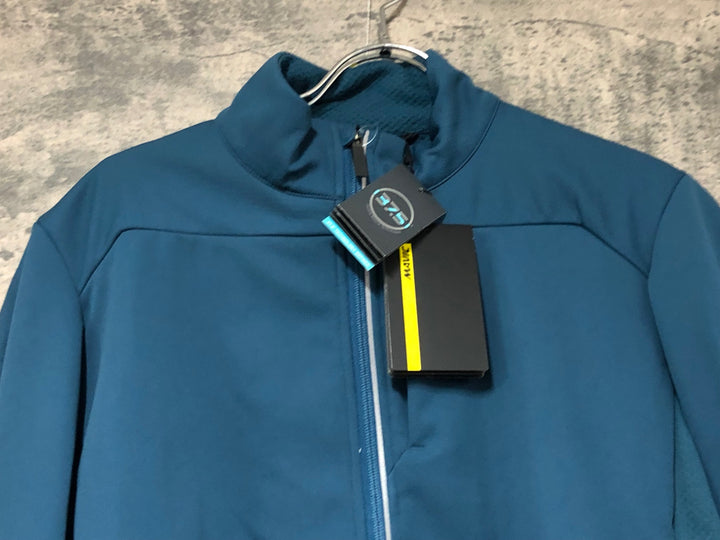 KB806 マヴィック MAVIC ESSENTIAL SOFTSHELL JACKET 長袖 サイクルジャケット 紺 L 裏起毛