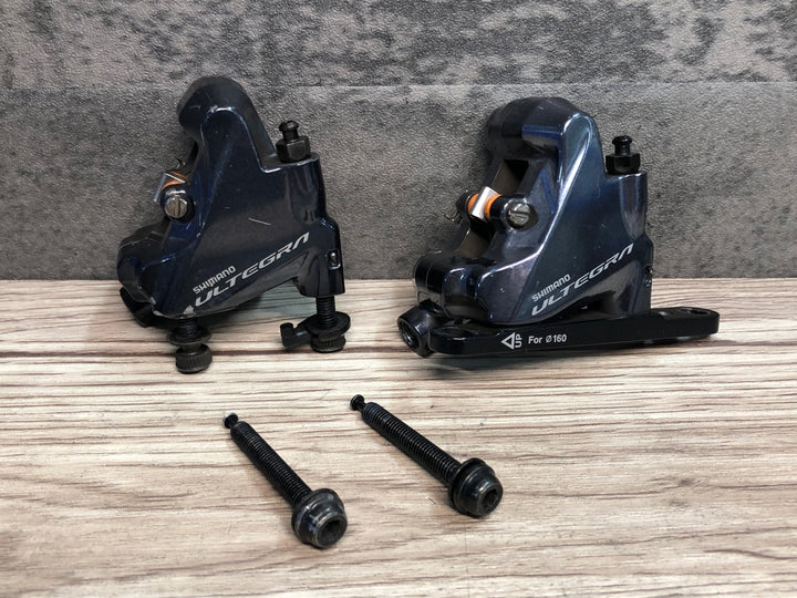 IL216 シマノ SHIMANO アルテグラ ULTEGRA BR-R8070 ディスクキャリパー 黒 前後セット