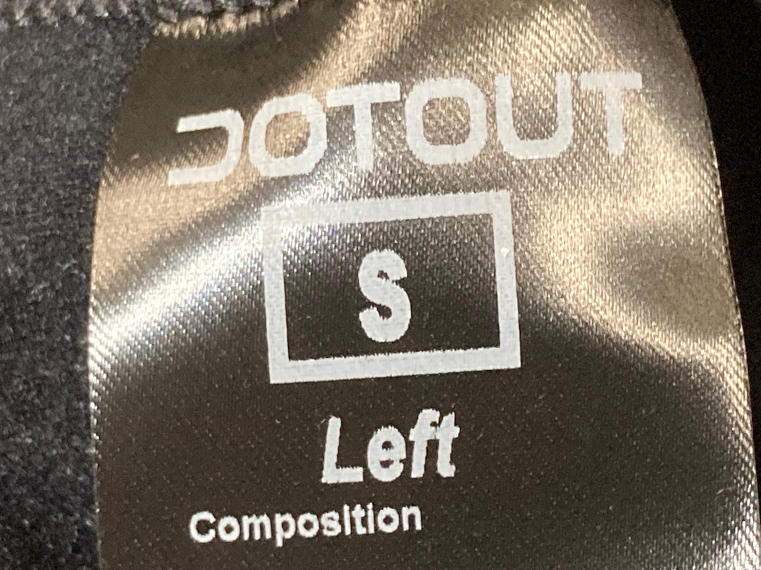 JQ768 ドットアウト DOTOUT レッグウォーマー 黒 S
