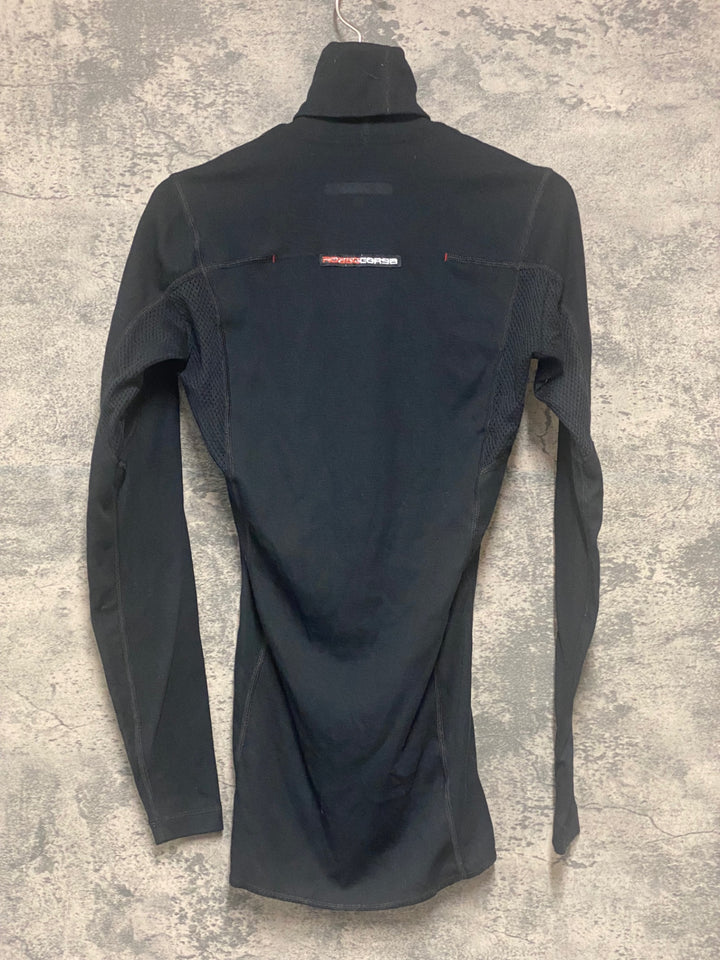 KB836 カステリ CASTELLI ロッソコルサ ROSSO CORSA 長袖 ベースレイヤー 黒 XS