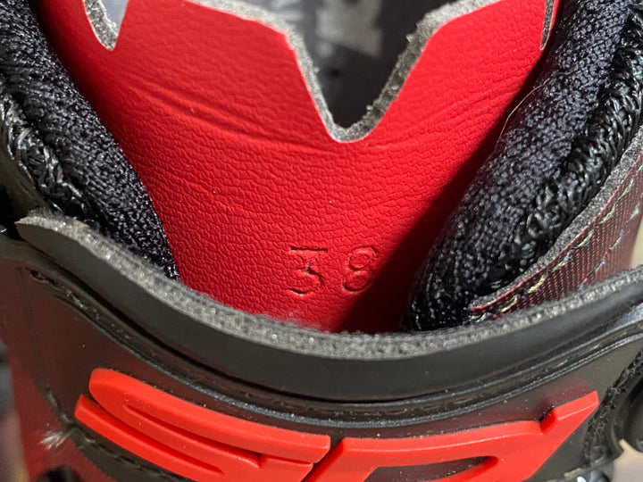 KL849 シディ SIDI GENIUS 10 ビンディングシューズ 赤 黒 3穴 EU38