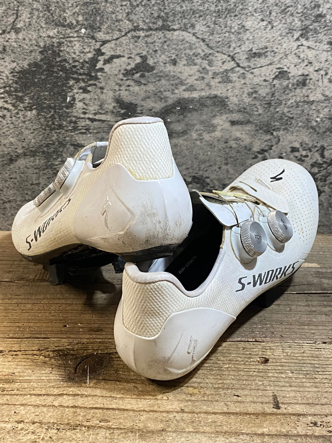 KC007 スペシャライズド SPECIALIZED エスワークス S-WORKS 7 RD ビンディングシューズ SPD-SL 白 EU41.5