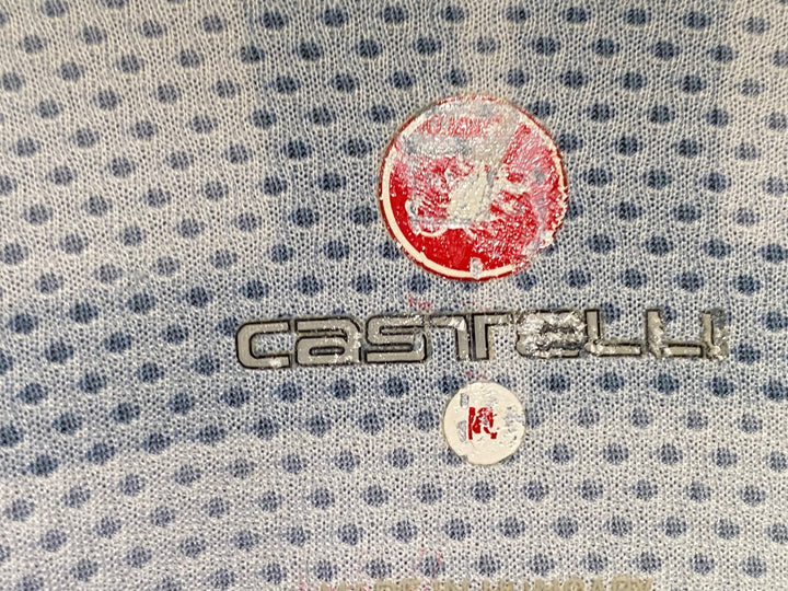 KH241 カステリ CASTELLI 半袖 サイクルジャージ 黒 M ※ややほつれあり