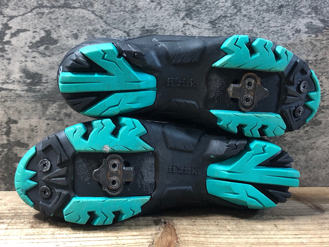 KG419 フィジーク fizik M6 MTB shoes WOMAN ビンディングシューズ 2穴 ブラック レディース EU38 ※ペン字あり