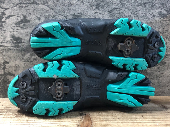 KG419 フィジーク fizik M6 MTB shoes WOMAN ビンディングシューズ 2穴 ブラック レディース EU38 ※ペン字あり