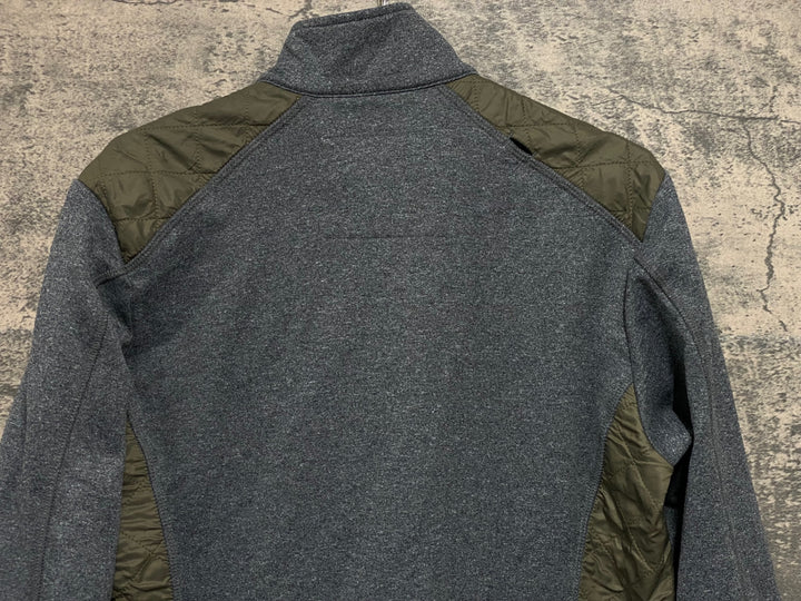 JV277 カフェドシクリステ Cafe du Cycliste Heidi man 長袖 サイクルジャージ グレー カーキ M 裏起毛