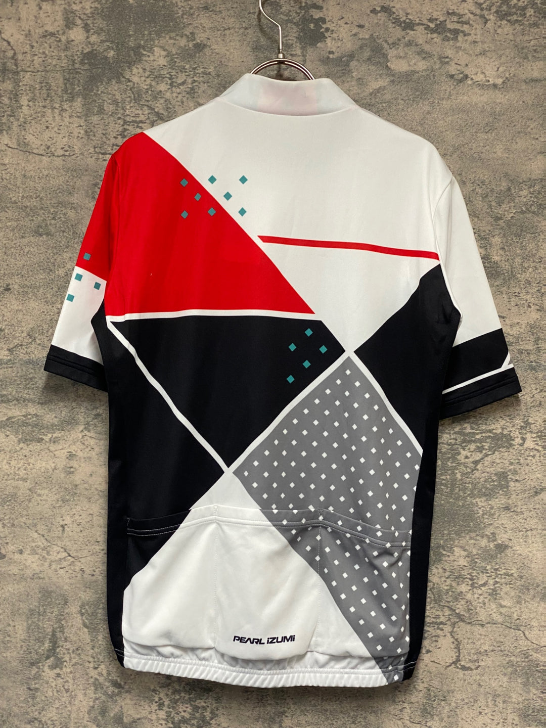KL205 パールイズミ PEARL iZUMi 半袖 サイクルジャージ 白 赤 黒 XL