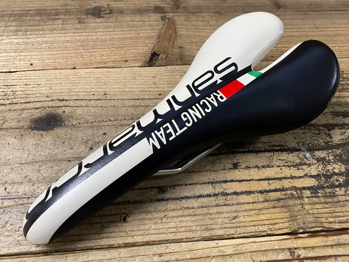 KO328 サンマルコ selle san marco ASPide Racing Team サドル 黒白 XSiLiTE レール 130mm