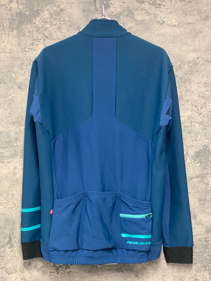 IZ247 パールイズミ PEARL iZUMi 長袖 サイクルジャケット ターコイズ L 裏起毛