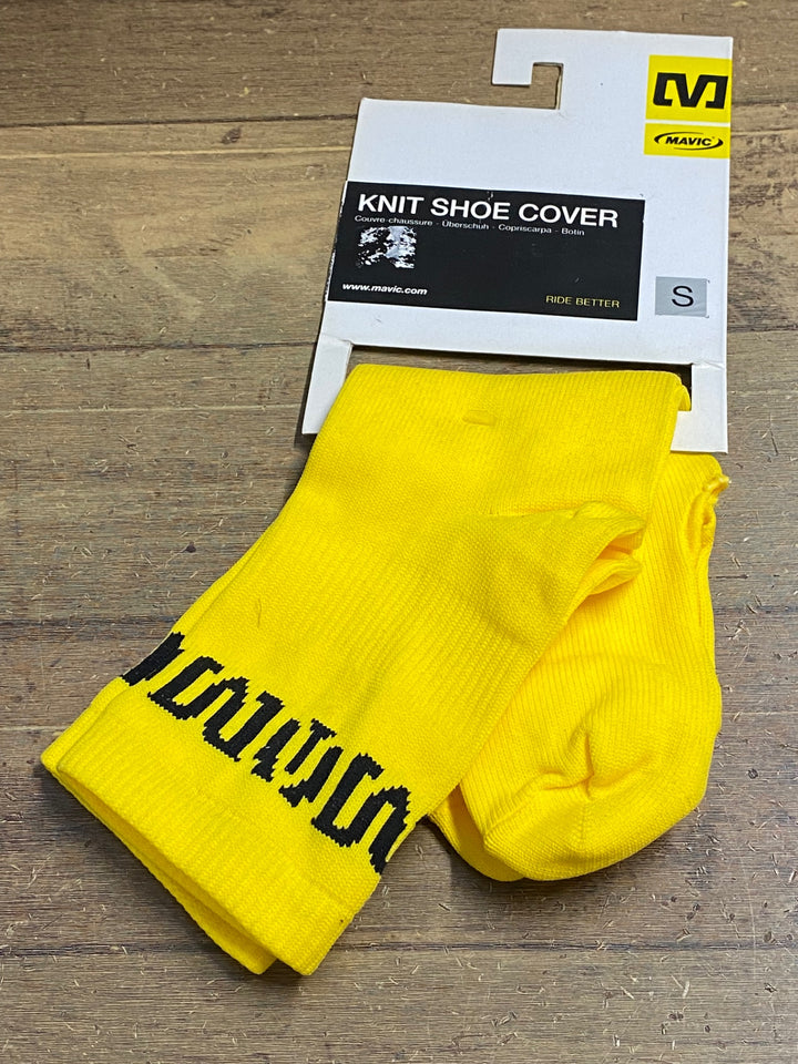 JV599 マヴィック MAVIC KNIT SHOE COVER シューズカバー 黄 S