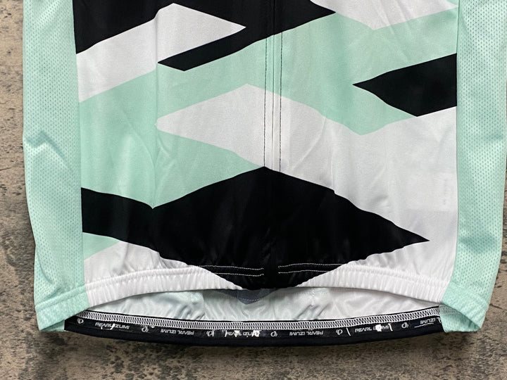 KL022 パールイズミ PEARL iZUMi 半袖 サイクルジャージ 黒 薄緑 白 XL