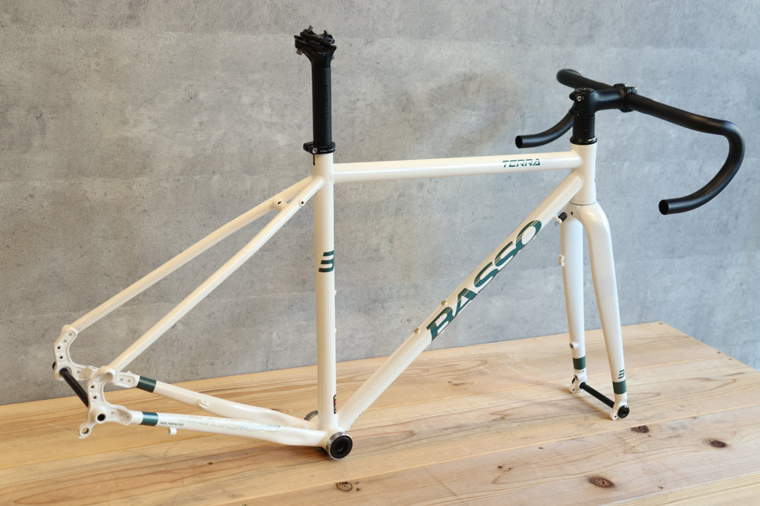 【未使用】 バッソ BASSO テラ ビアンコ TERRA BIANCO 2025年頃 480サイズ  スチール グラベル ロードバイク フレームセット 【さいたま浦和店】