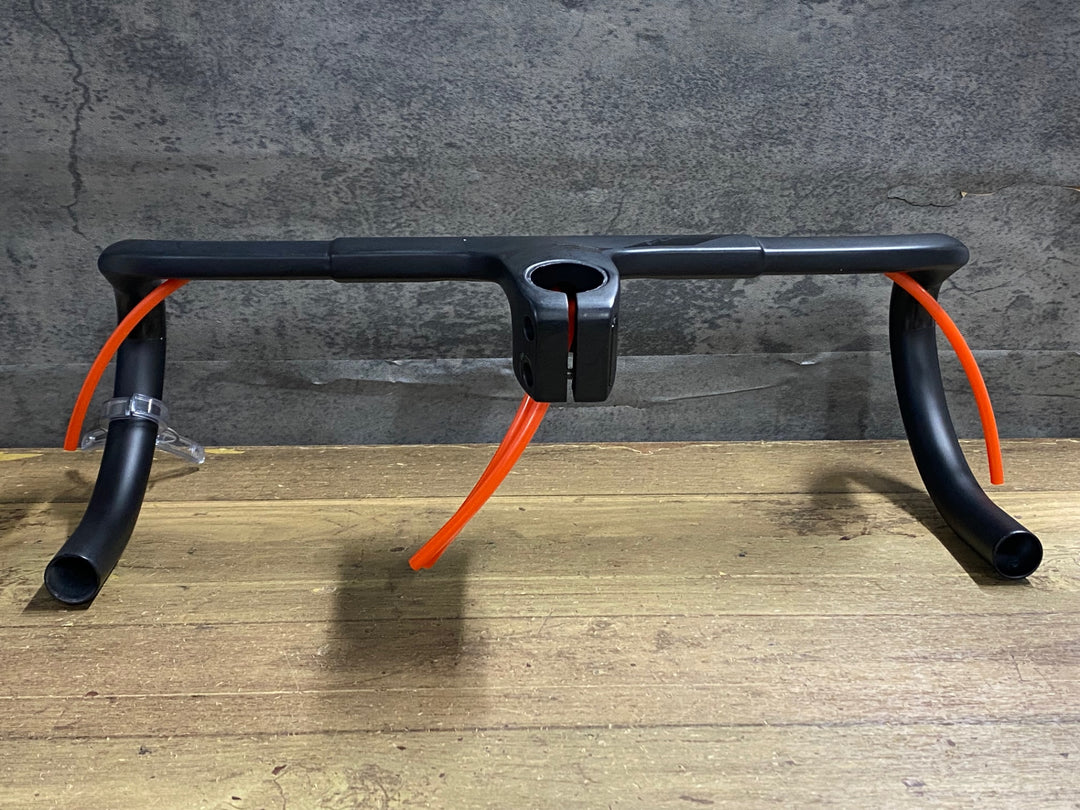 KA015 フォルツァ FORZA CIRRUS PRO ステム一体型 カーボン ドロップハンドル ブラケット/エンド部C-C400/420mm ステム長100mm