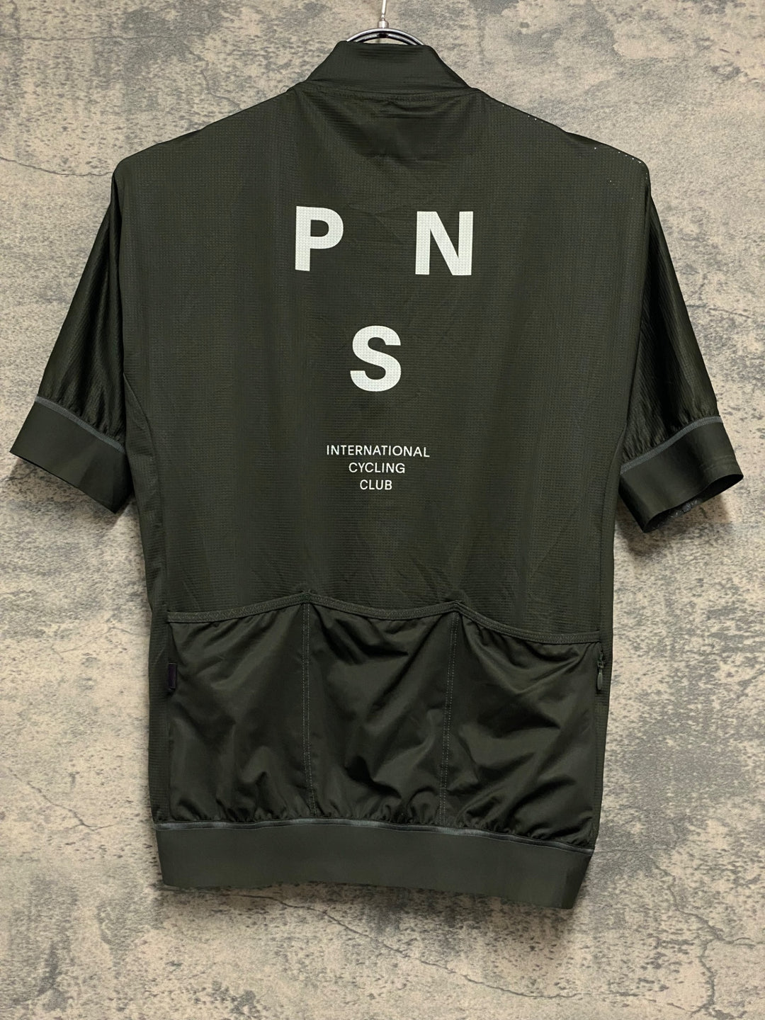KA589 パスノーマルスタジオ PAS NORMAL STUDIOS MECHANISM JERSEY 半袖 サイクルジャージ オリーブ L