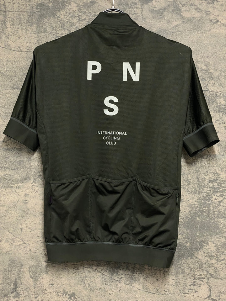KA589 パスノーマルスタジオ PAS NORMAL STUDIOS MECHANISM JERSEY 半袖 サイクルジャージ オリーブ L