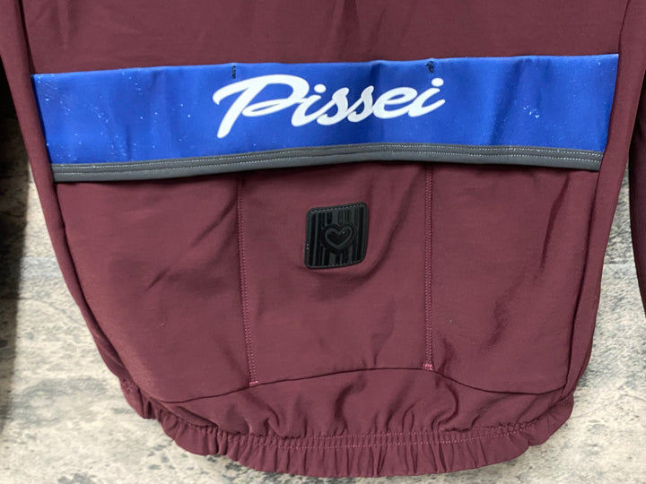 KA668 ピセイ PISSEI 長袖 サイクルジャケット バーガンディ M