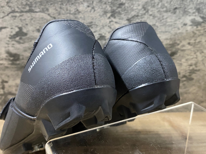 KB193 シマノ SHIMANO XC3 WIDE SH-XC300M L01 E ビンディングシューズ 2穴 BOA 黒 EU38