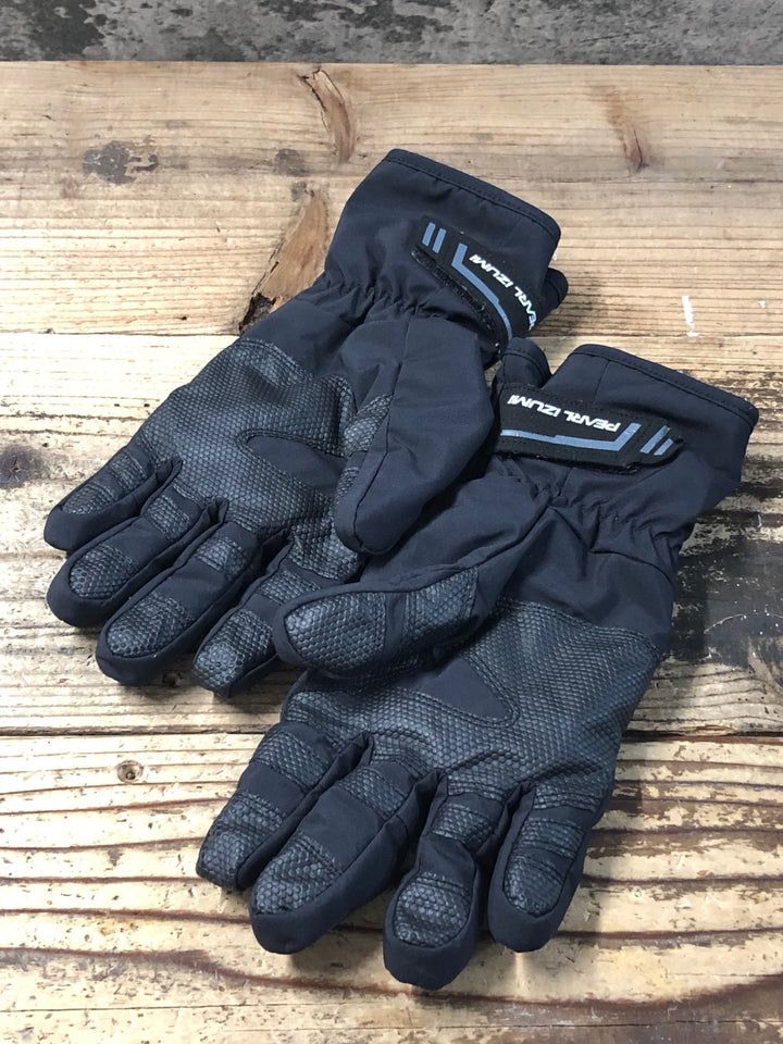 KJ042 パールイズミ PEARL iZUMi 長指 ウィンターグローブ 黒 M