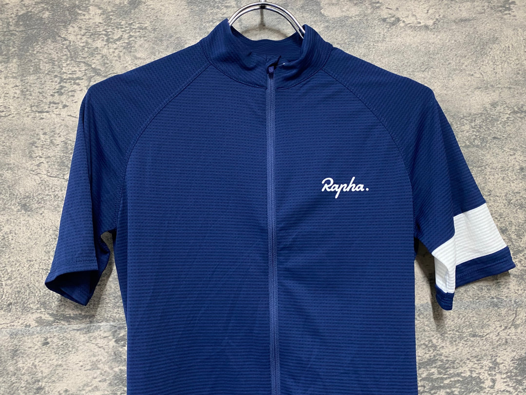 KJ972 ラファ Rapha CORE LIGHTWEIGHT JERSEY 半袖 サイクルジャージ 青 XS