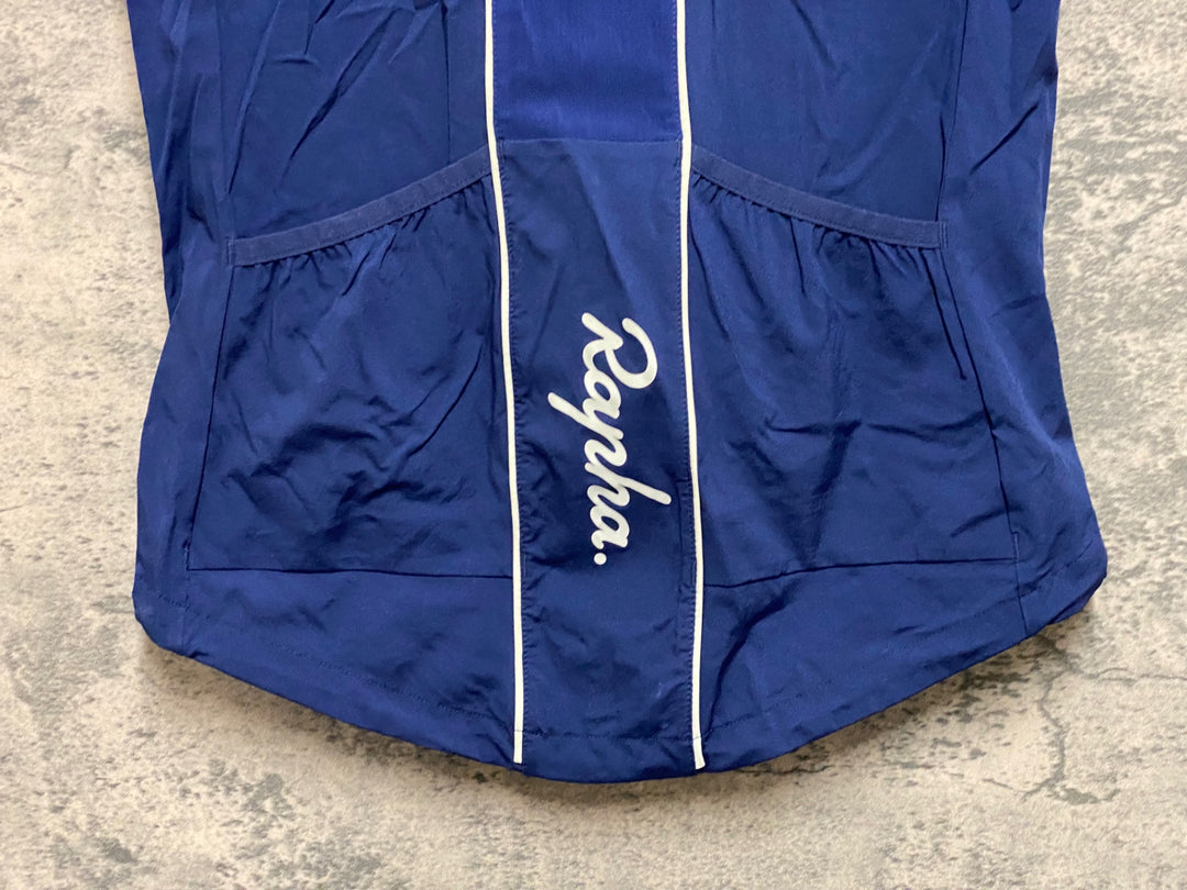 JQ501 ラファ Rapha CLASSIC GILET ジレ ベスト 紺 XS