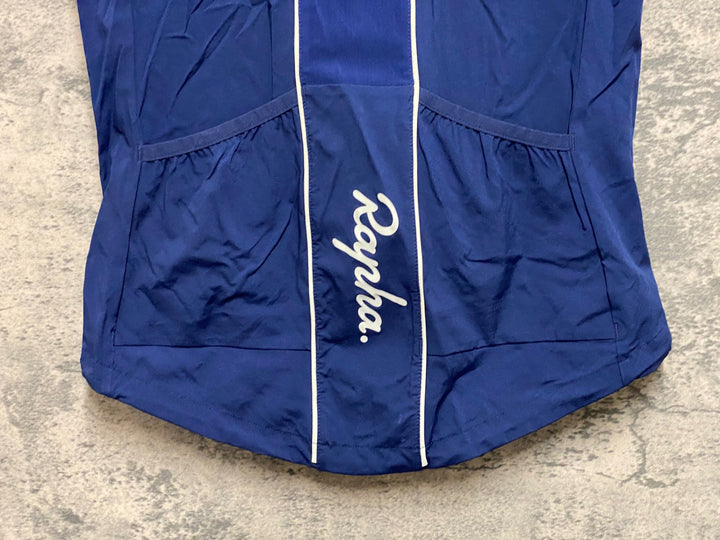 JQ501 ラファ Rapha CLASSIC GILET ジレ ベスト 紺 XS