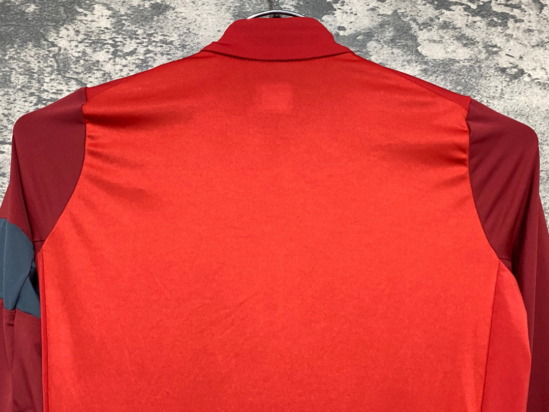 KJ318 ラファ Rapha women's Pro Team LS Traning Jersey 長袖 サイクルジャージ 赤 XS