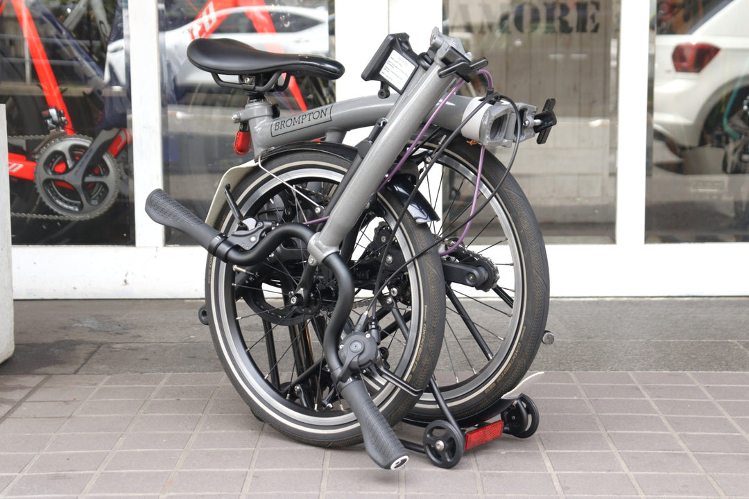 ブロンプトン BROMPTON P LINE URBAN MID M4R 2022モデル チタン ミニベロ 折り畳み 小径車 【横浜店】