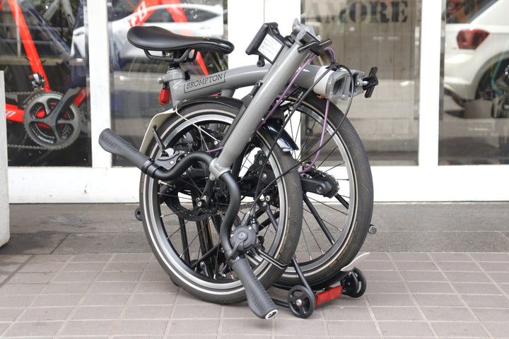 ブロンプトン BROMPTON P LINE URBAN MID M4R 2022モデル チタン ミニベロ 折り畳み 小径車 【横浜店】