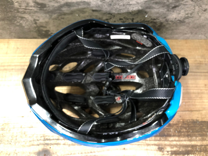 JN392 カブト Kabuto ヴォルツァ VOLZZA ヘルメット 白青 L/XL 59-61 令和6年2月製造